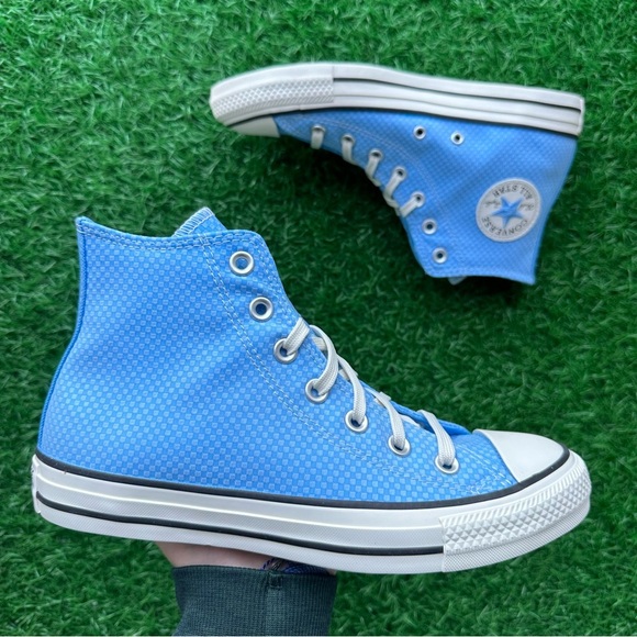 💝Converse Chuck Taylor All Star Ctas Hi Light Blue - Picture 3 of 10
